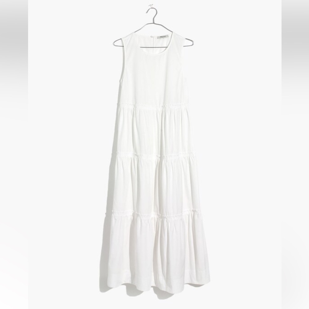 Madewell Cattail Tiered Dress